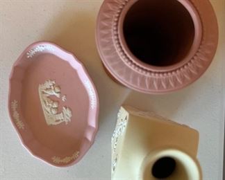 Wedgwood pink & yellow