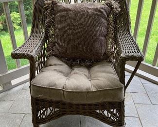 Wicker Outdoor Armchair