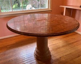 Round Marble 45"D x 30"H&nbsp;Dining Table