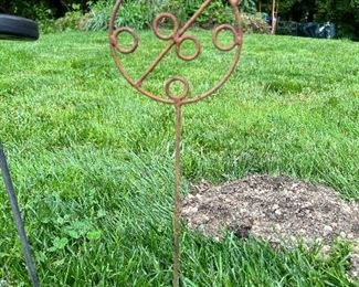 Ladybug lawn ornament