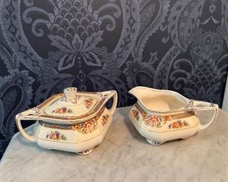 WH. Grindley & Co. Sheraton Ivory Creamers (3pc)