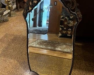 Antique wall mirror