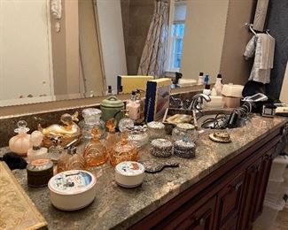 Perfume bottles and accessories