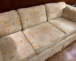 Harden Oriental Motif 3 cushioned sofa