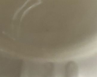 Floral pattern ceramic decanter