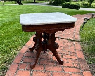 3 Farmhouse-Style Marble-Top Side Tables