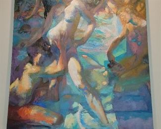 Lincoln Perry Oil on Canvas