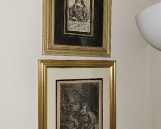 Etching 17th Century Bildnis Des Augsburger Malers Johann Ulrich Mayr by Conrad Schnell 