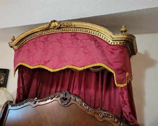 Antique French Bed Canopy 