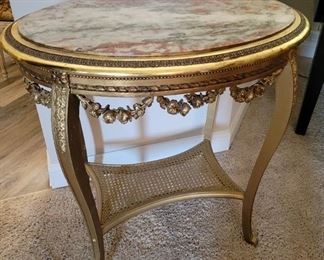 Antique Gilt French Table 