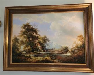 Antique Oil painting by Heinz Stienen