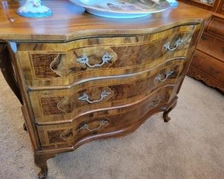 Vintage Italian 3 Drawer Chest 