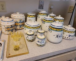 Ima Italy Hand Painted Pottery