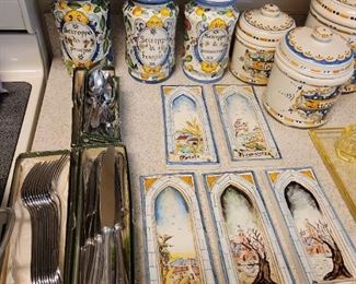 Ima Italy Hand Painted Pottery