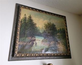 Antique oil painting unsigned