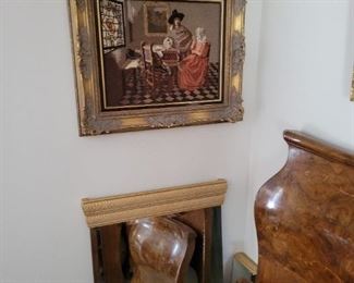 Needlepoint framed art 