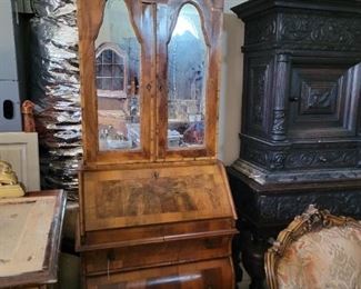 18th Century Antique Italian Petite Desk Secretary 