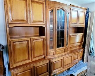 Italian Cherry Wood Wall Unit 