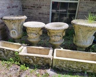 Large Concrete Urns and Concrete Planters Nina Studio Quakertown, PA.