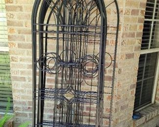 arched garden trellis plant holder stands
