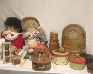 Big custom dolls and shaker boxes