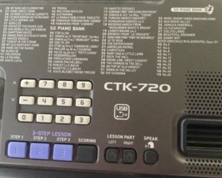 Detail of Casio keyboard, hundreds of combinations