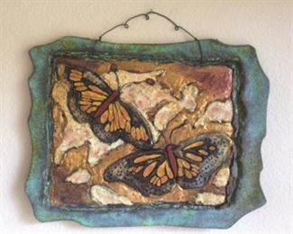Pottery plaque
