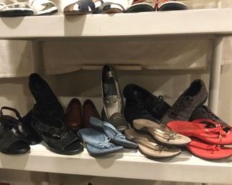 Abetted, SAS, and Vionic shoes, all new