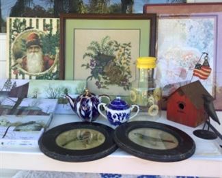 Great round bird pictures, set four canvas seasons,red bird school birdhouse, 