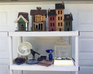 Bird house on top right is lighted