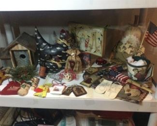 Bird house, canvas chicken, so much fun!