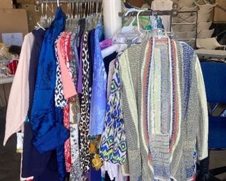 Ladies clothing medium and large many new with tags inc Chicos etc