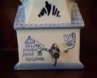 DELFT HOLLAND WINDMILL MUSICAL - WORKS GREAT