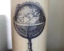 TALL GLOBAL TERRESTIERE VASE