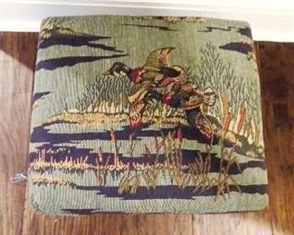 MALLARD THEMED FOOTSTOOL