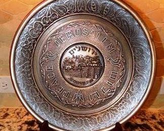JERUSALEM COMMEMORATIVE PLATE