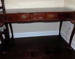 WRITING DESK - DAMAGE ON THE TOP