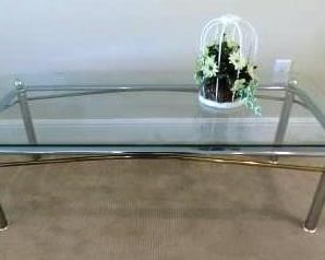 GLASS COFFEE TABLE