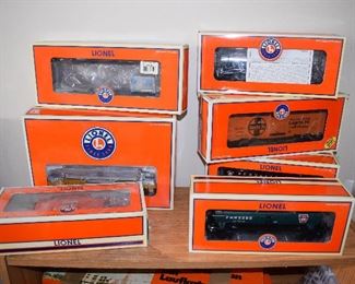Lionel Train Cars with box