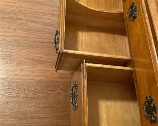 Very convenient divided drawers, Ethan Allen