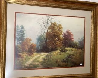 Dalhart Windberg signed titled    In Seasonal Attire. 