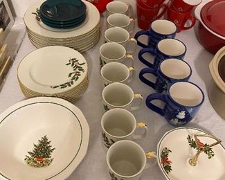 Christmas dinner, salad and mug set 