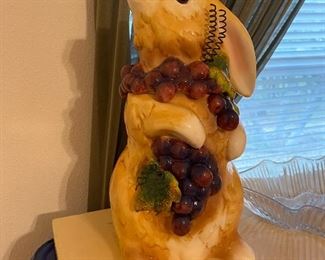 precious bunny cookie jar