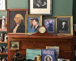 Presidential Framed Art - Books....