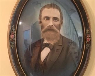 Beautiful Carved Oval Framed Pictures 