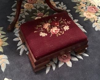 Needlepoint Stool 