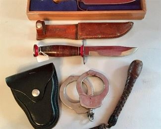 Knives - Handcuffs ....