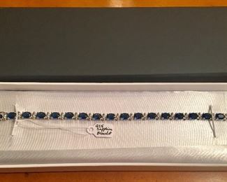 925 Sapphire Bracelet 