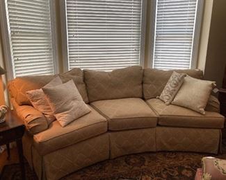 upholstered conversation sofa 