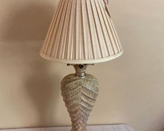 one of two waterfall lamps 